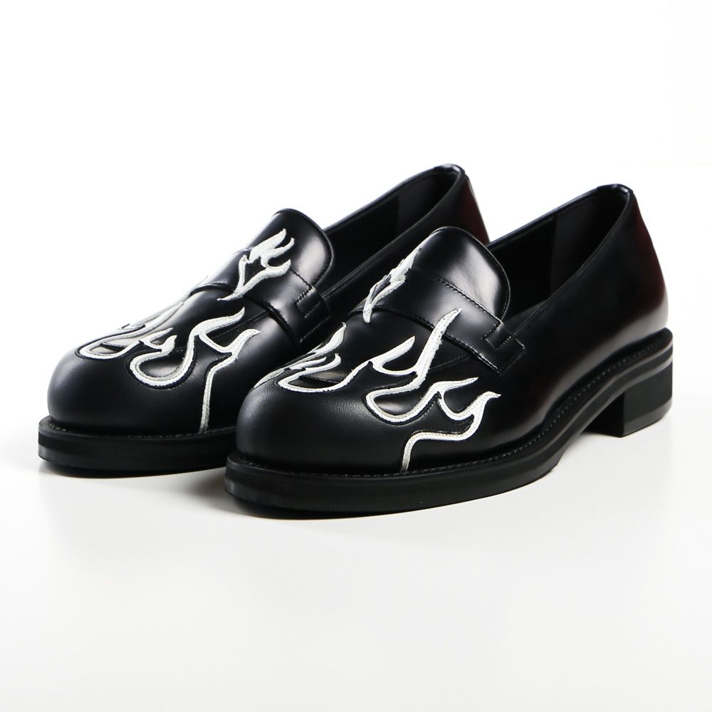 TENDER PERSON - FLAME PATTERN LOAFER / GY-AC-5143 | chemical 