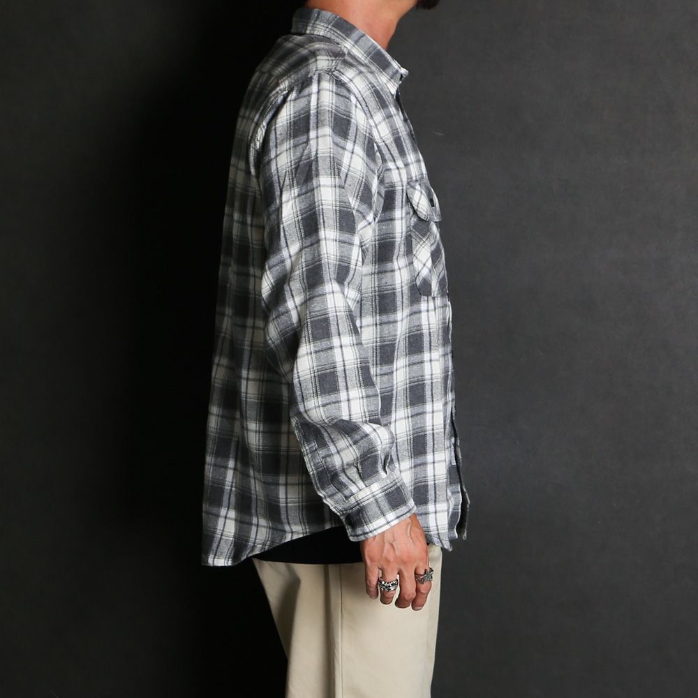 Flannel Shirt - Black / フランネルシャツ / GD0468