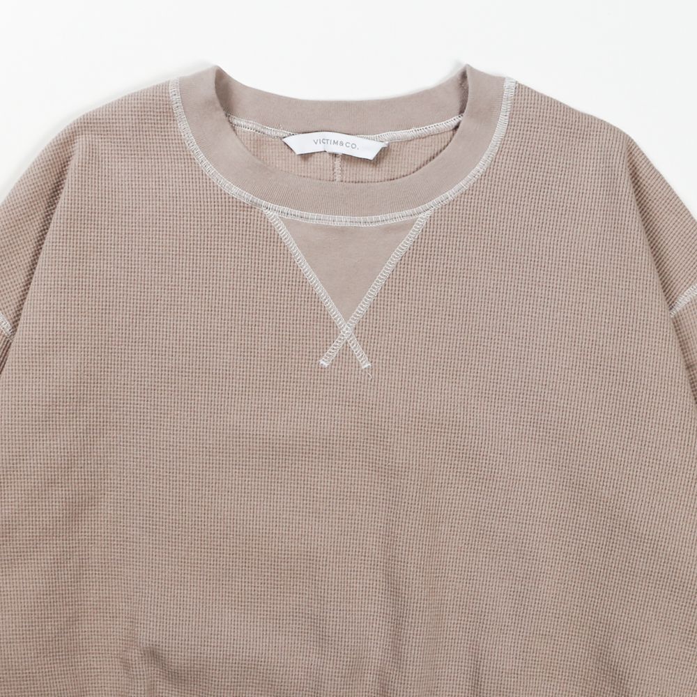 BIG WAFFLE SWEAT / ビッグワッフルスウェット サーマルカットソー / VTM-22-SW-021