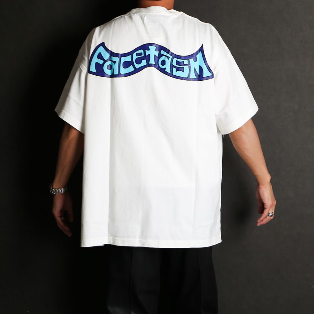 FACETASM - 90s GRAPHIC BIG TEE - LIGHT BLUE / グラフィック Tシャツ