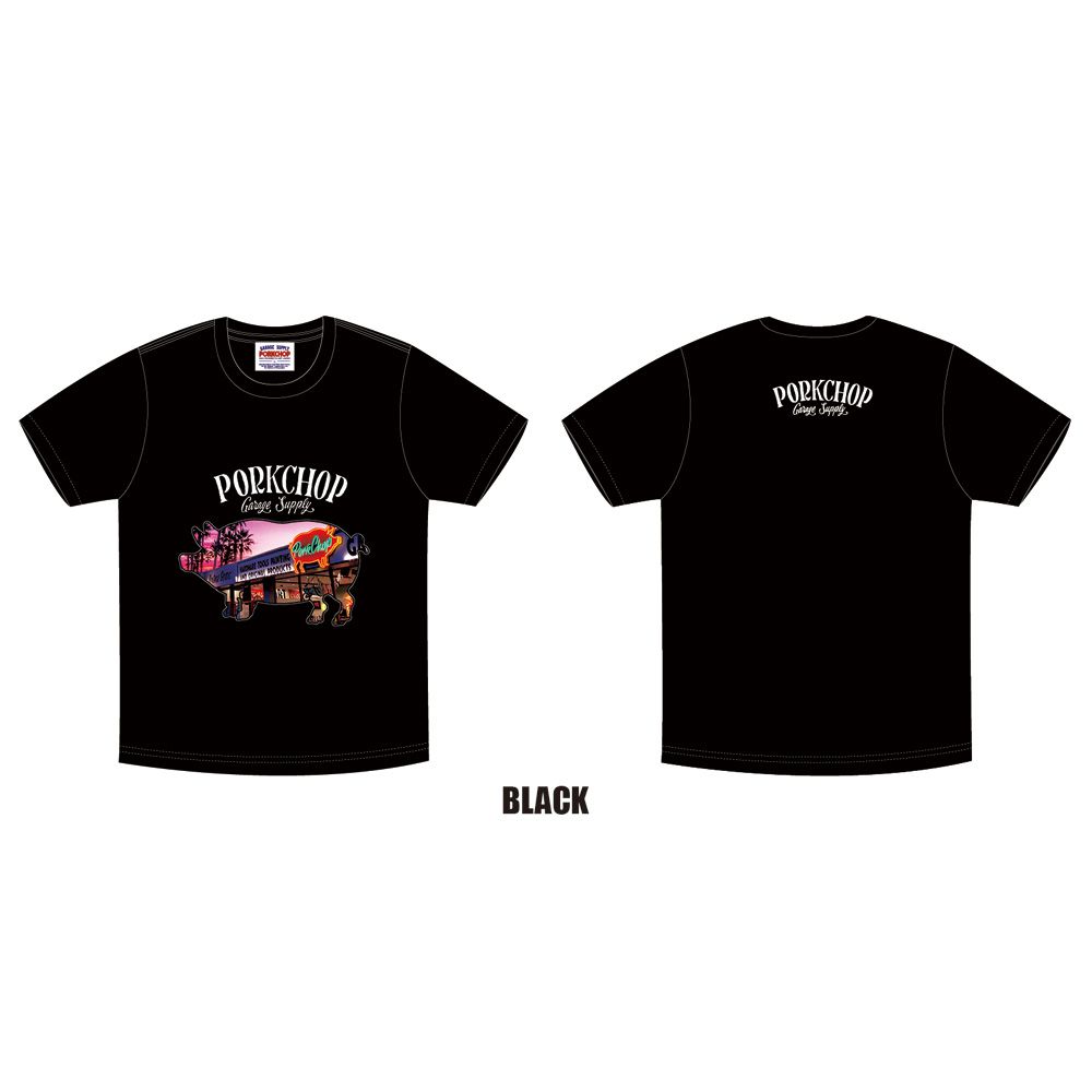 PCP STORE TEE - BLACK / ショートスリーブTシャツ