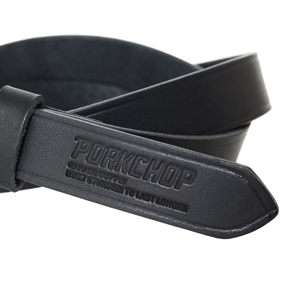 LEATER BELT 01 - BLACK / レザーベルト