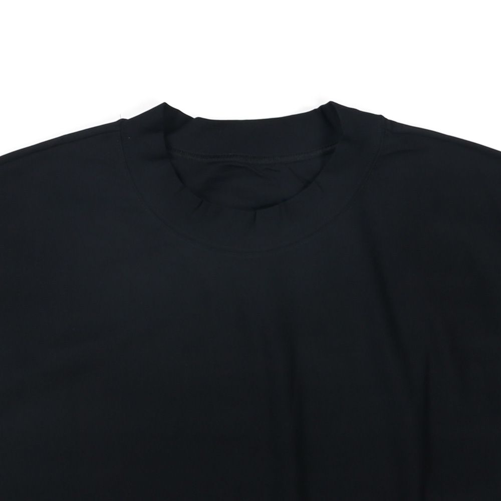 SIDE RC OVER TEE - BLACK / オーバーサイズ ナイロンTシャツ / RC39-T-004