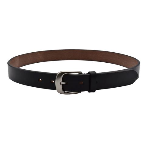 Bridle Leather Officer Belt - BLK / LBT-019