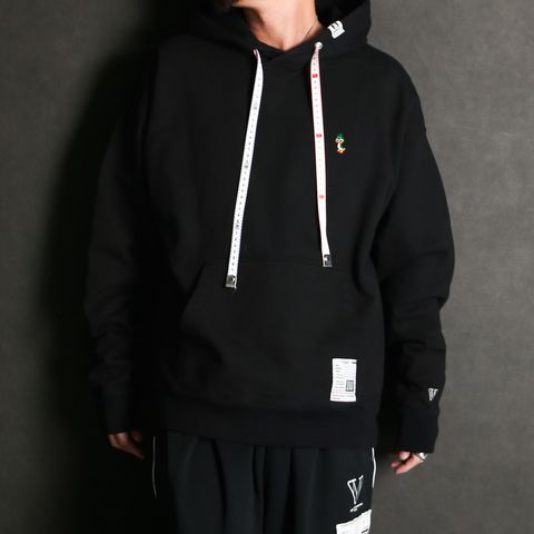 Leon Embroidery Hoodie - BLACK / レオン エンブロイダリー フーディー / J16HD791