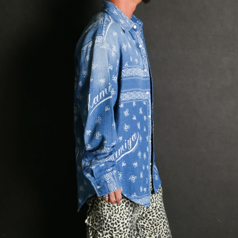 Bandana Discharge Shirt / バンダナ ディスチャージ シャツ / G16SH038
