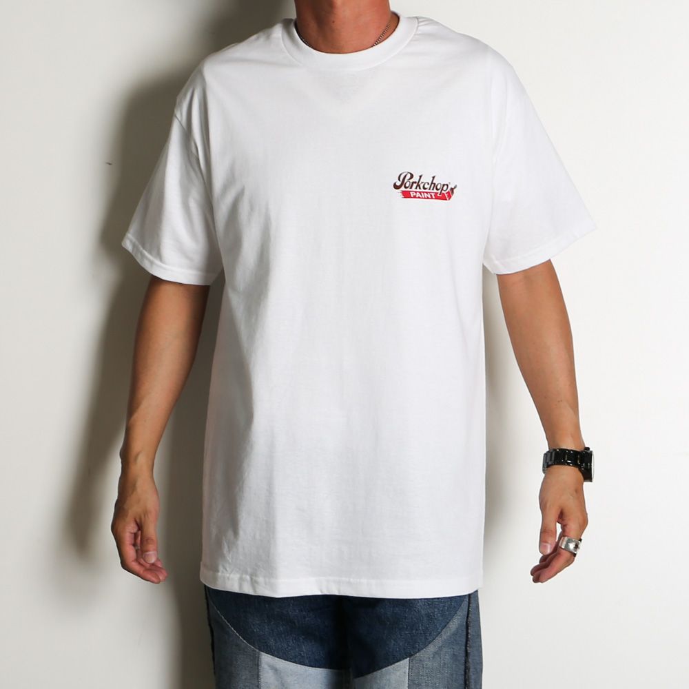 PCP LOGO TEE - WHITE / ショートスリーブTシャツ