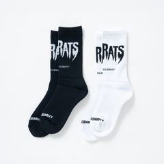 PILE SOCKS "THE RATS" / ジャガードロゴ ソックス / 25'RA-0216