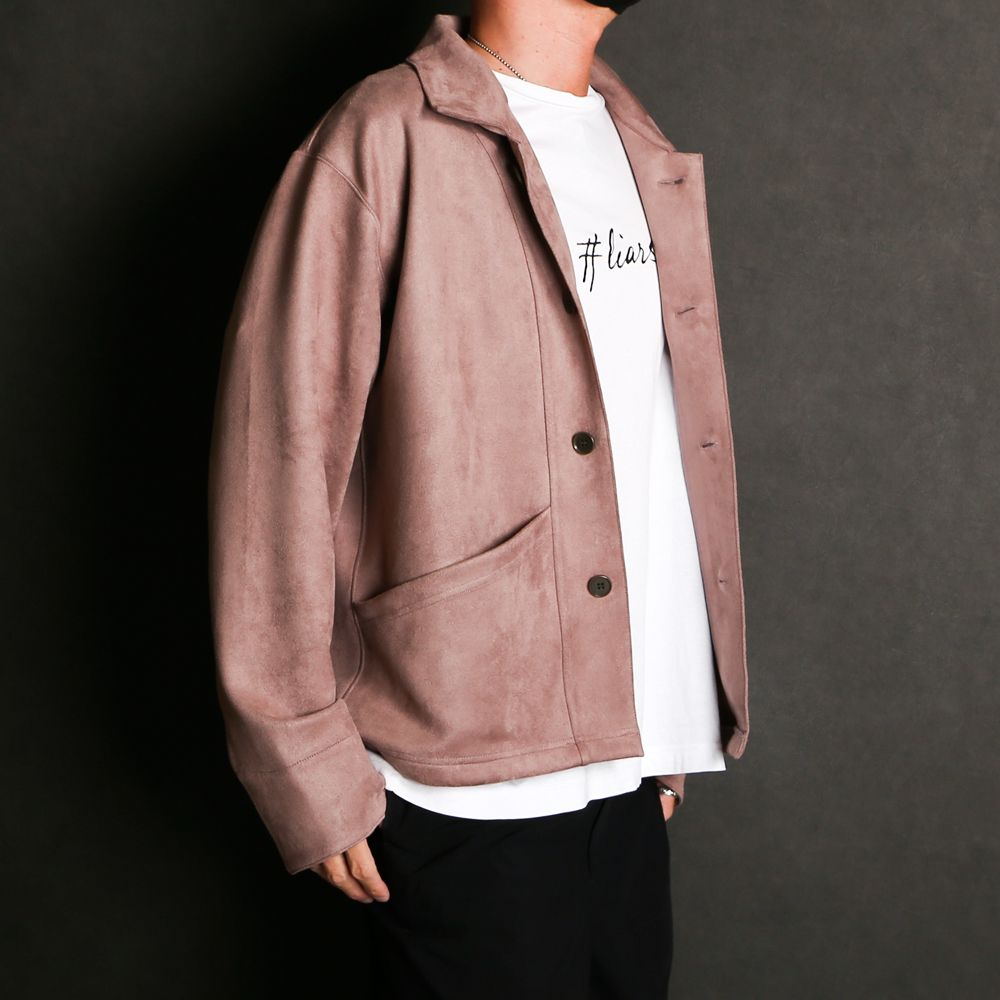 TECH KNIT SUEDE JK / ダンボールスエード カバーオール / 179204