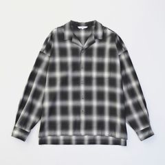 OPEN COLLAR CHECK SHIRTS / オンブレー チェックシャツ / VTM-24-S-003