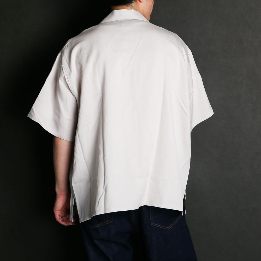 Short sleeve flog button shirt / オープンカラーシャツ / SN-427B