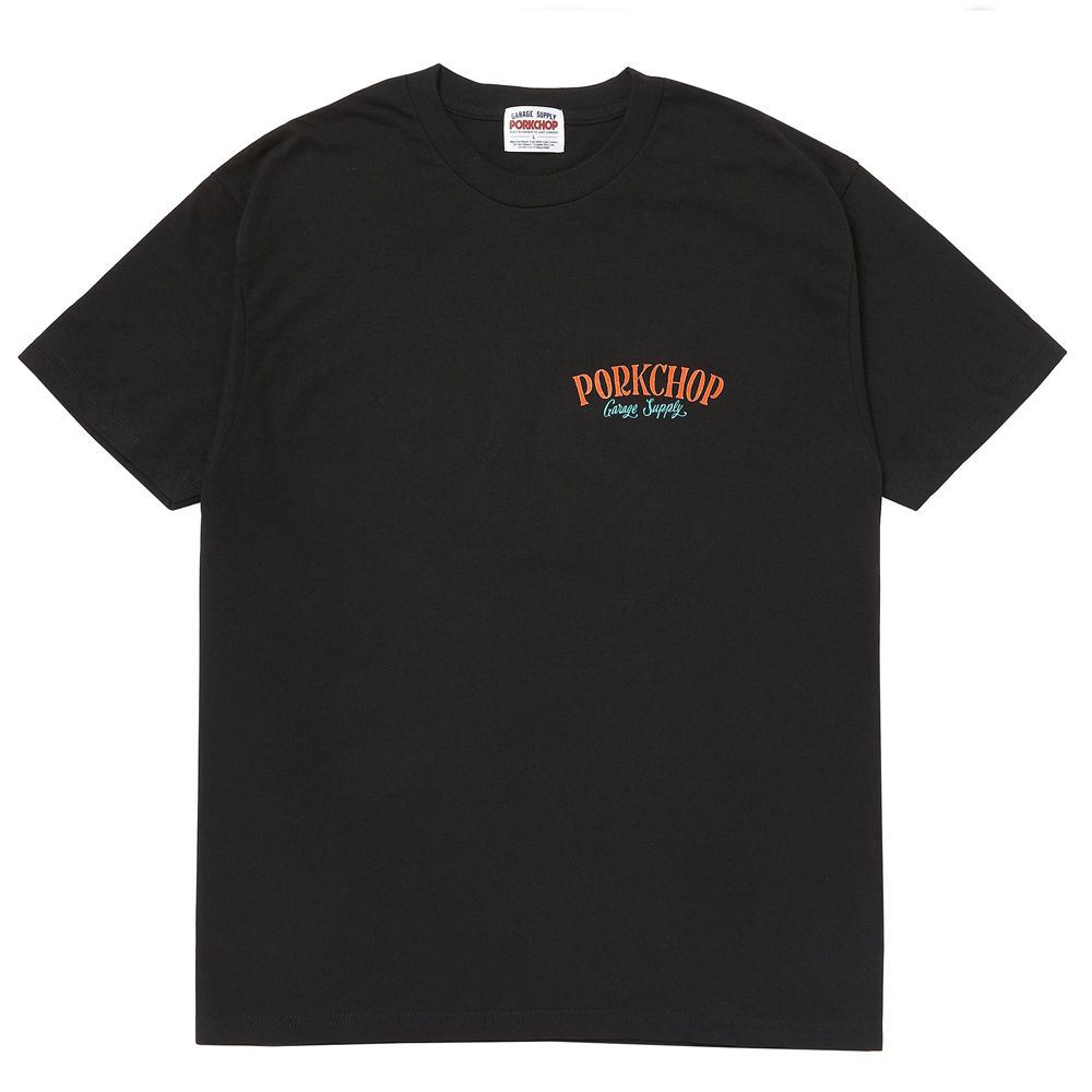 PORK BACK TEE - BLACK / ショートスリーブTシャツ