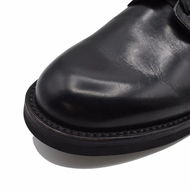 Leather Officer Shoes - BLK / MGK-009