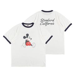 Disney / SD Ringer T - White × Navy / Tシャツ / TSOSJ110