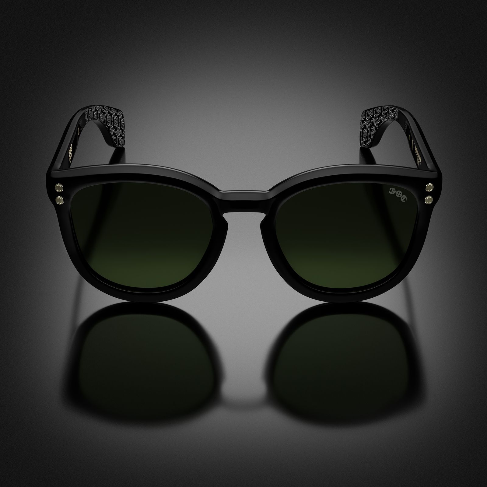 HOORSENBUHS EYEWEAR - MODEL:Ⅱ- BLACK/TORTOISE FADE / ALTERNATIVE