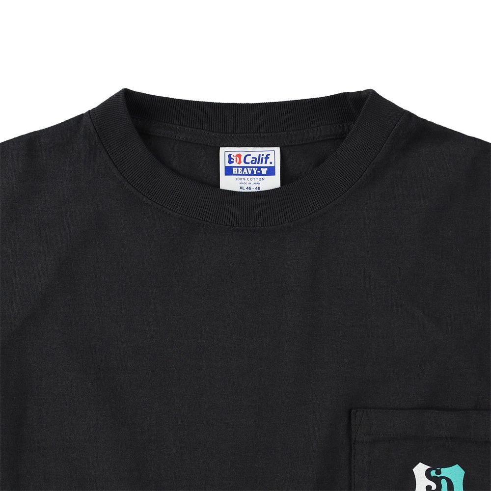 SD Heavyweight Shield Logo Pocket T - Black / Tシャツ / TSOAF100