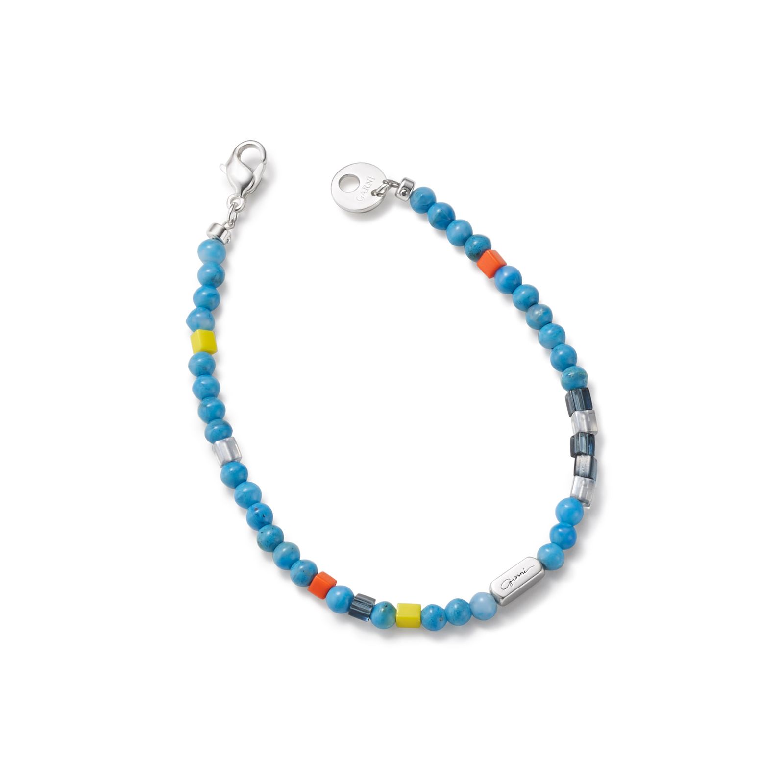 Mix Beads Bracelet - Blue / ミックス ビーズ ブレスレット / GB23002