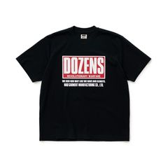 DOZENS TEE - BLACK / Tシャツ / 26'RT-0502