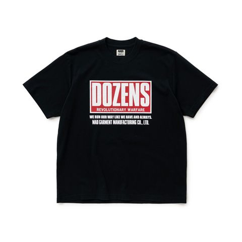 DOZENS TEE - BLACK / Tシャツ / 26'RT-0502