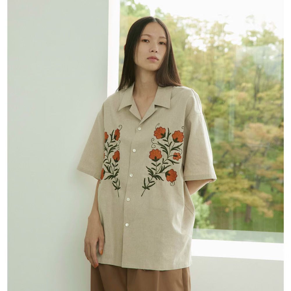 TTT_MSW アロハシャツ Flower aloha shirt