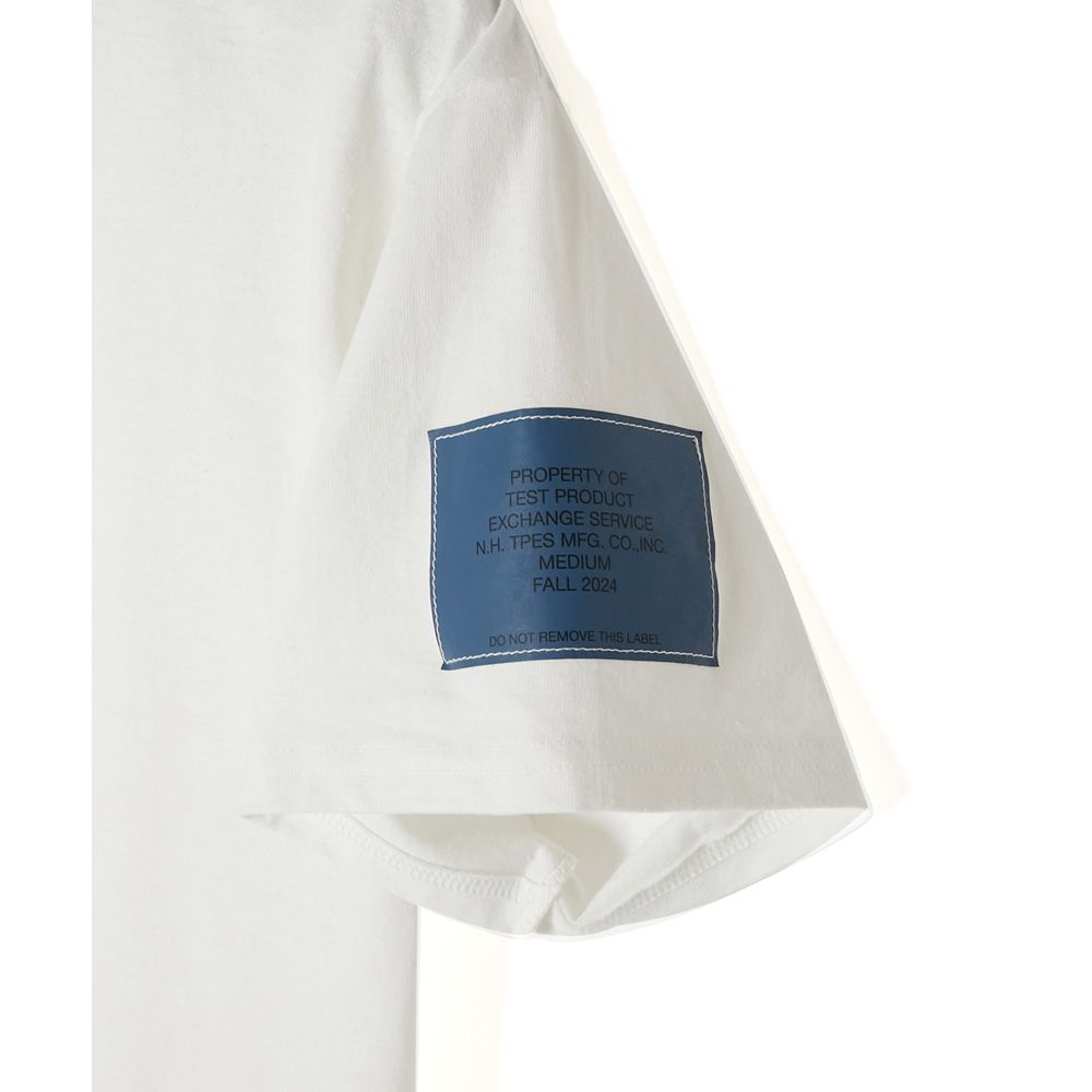 HALF SLEEVE T-SHIRT - WHITE / 9242-CS83
