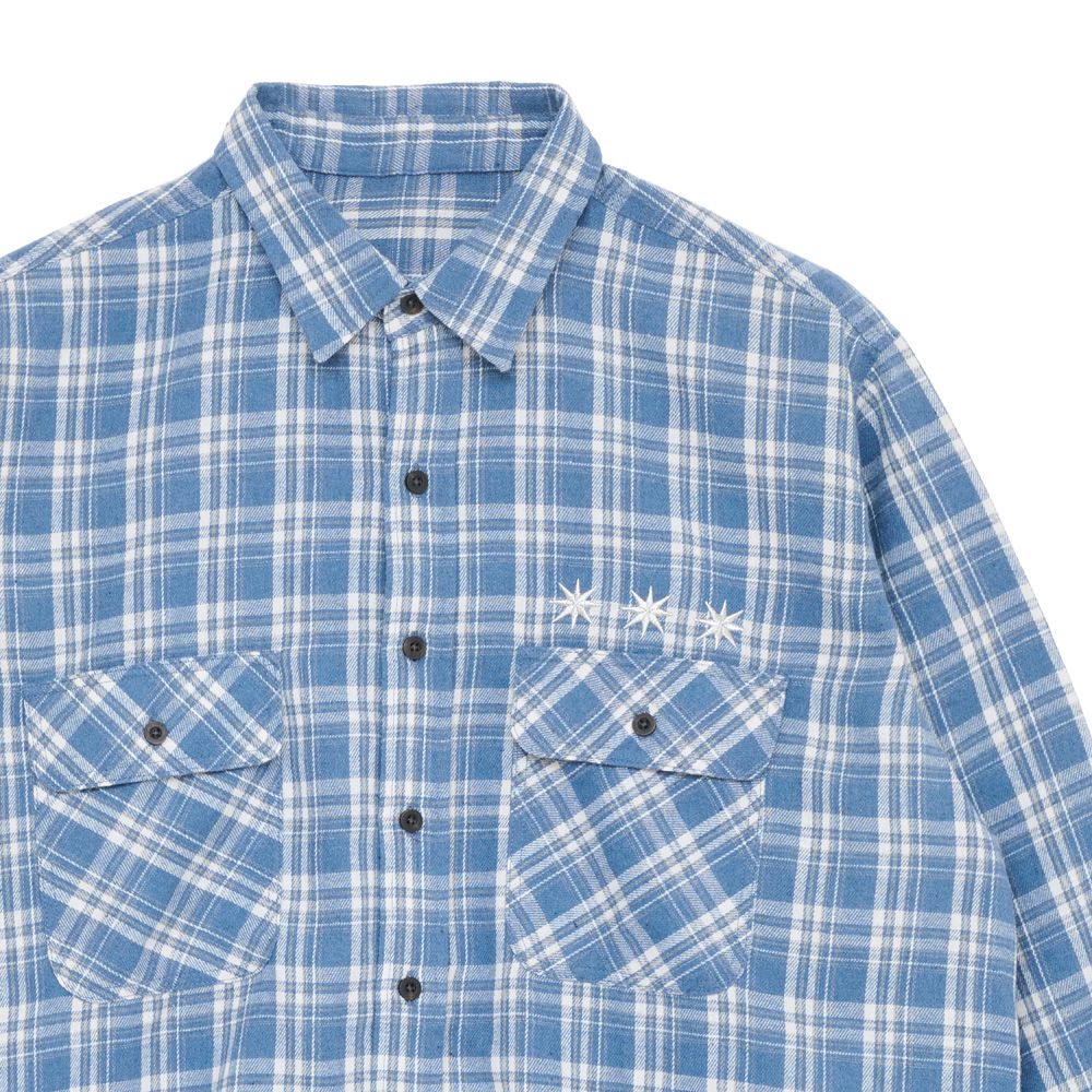 Flannel Shirt - Blue / フランネルシャツ / GD0468