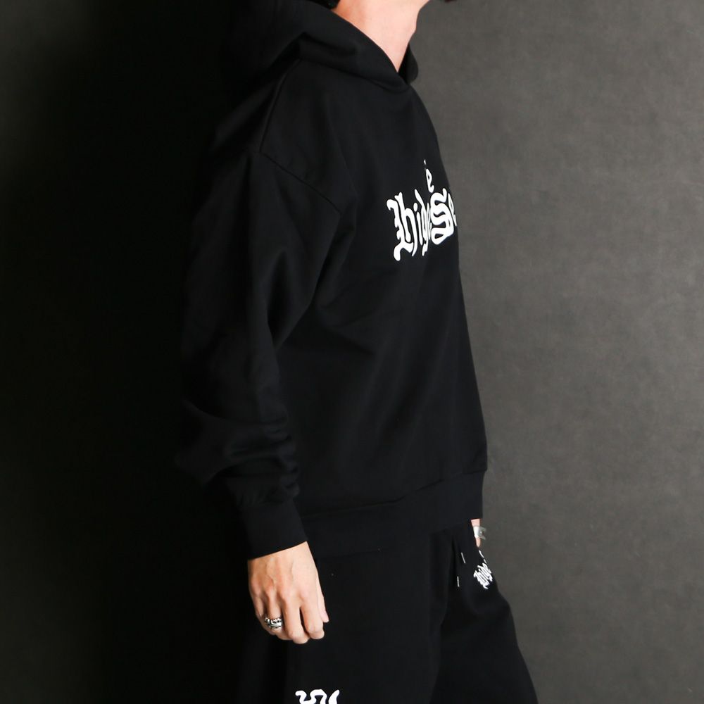 【ラスト1点-サイズM】 " HIDEANDSEEK × Toru Nishiura " / The H&S Hooded Sweat Shirt - BLK / プルオーバーパーカー / H30th-010226