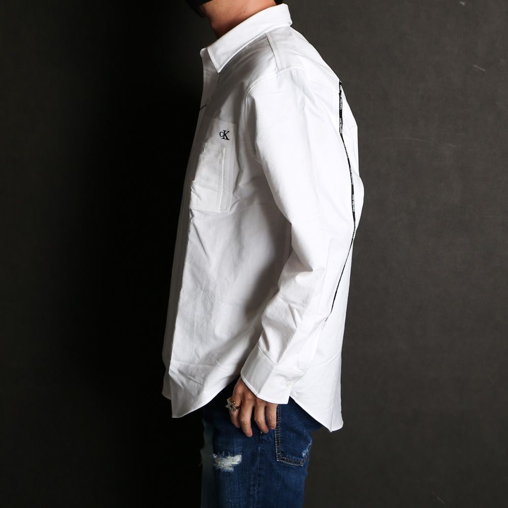 LOGO PIPING RELAXED OXFORD SHIRT / オックスフォードシャツ / J323194