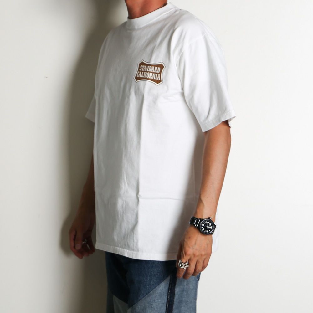 SD Heavyweight Basic Shield Logo T - White / Tシャツ / TSOAG100