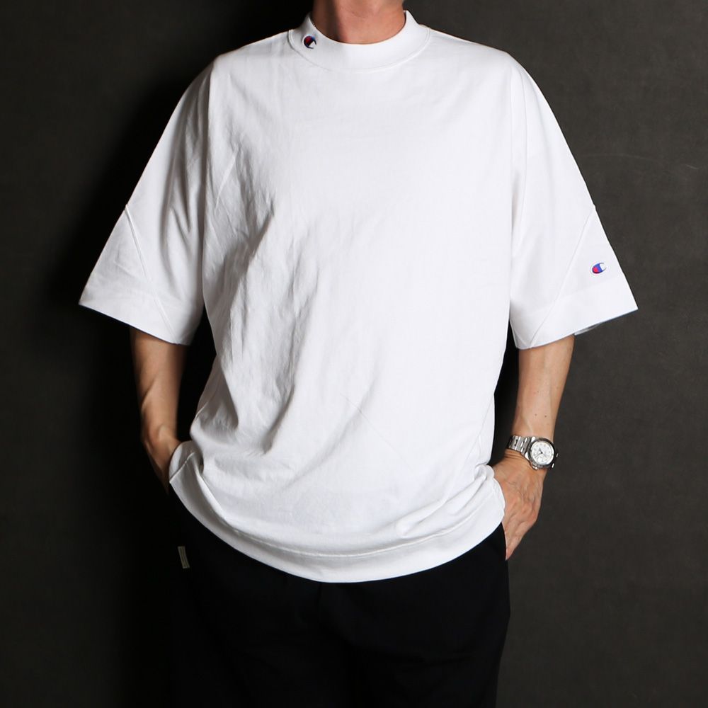 N.HOOLYWOOD - 【ラスト1点-サイズM】 × Champion / CREWNECK T-SHIRT