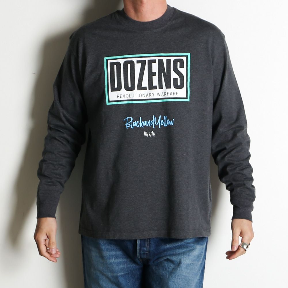 FRAME DOZENS L/S TEE - CHARCOAL / ロングスリーブ Tシャツ / 26'RTC-0302