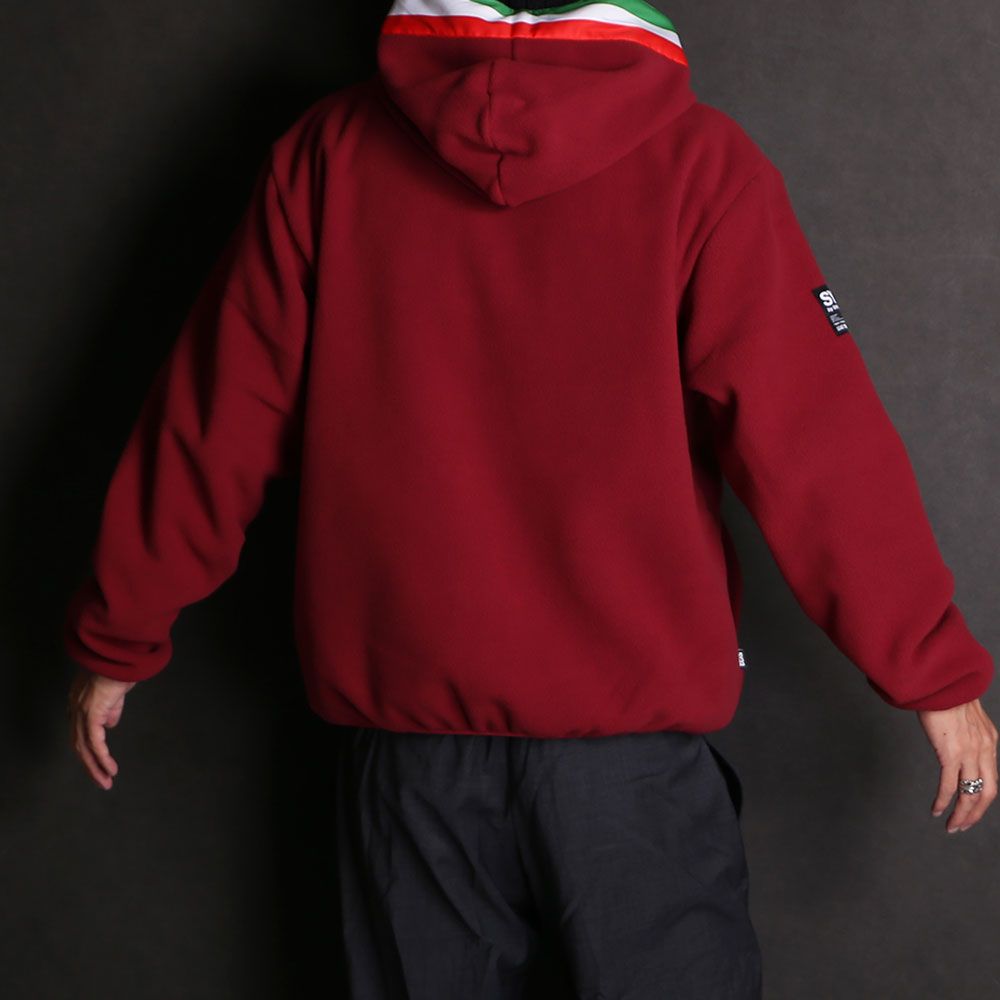 REVERSIBLE FLEECE ZIP HOODIE / リバーシブル フリースパーカー / 13482 - S