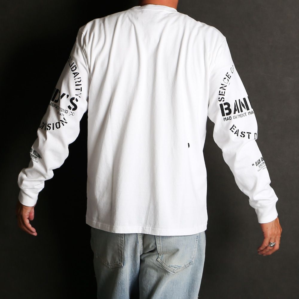 STAMP LOGO L/S TEE - WHITE / Tシャツ / 24'RTC-0802