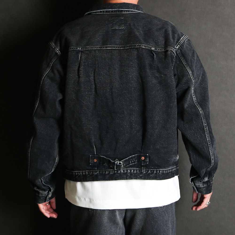 ×HAGUN / 2ND TYPE LAGE TRACKER JACKET - BLACK / デニムジャケット / VTM-25-O-108