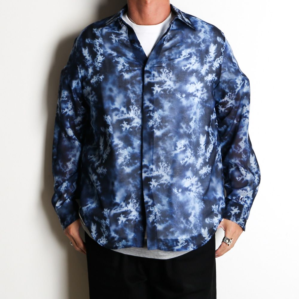 "DENDRIC AGETE" GAUZE REGULAR SHIRT / ガーゼシャツ / TA24SS-SH027