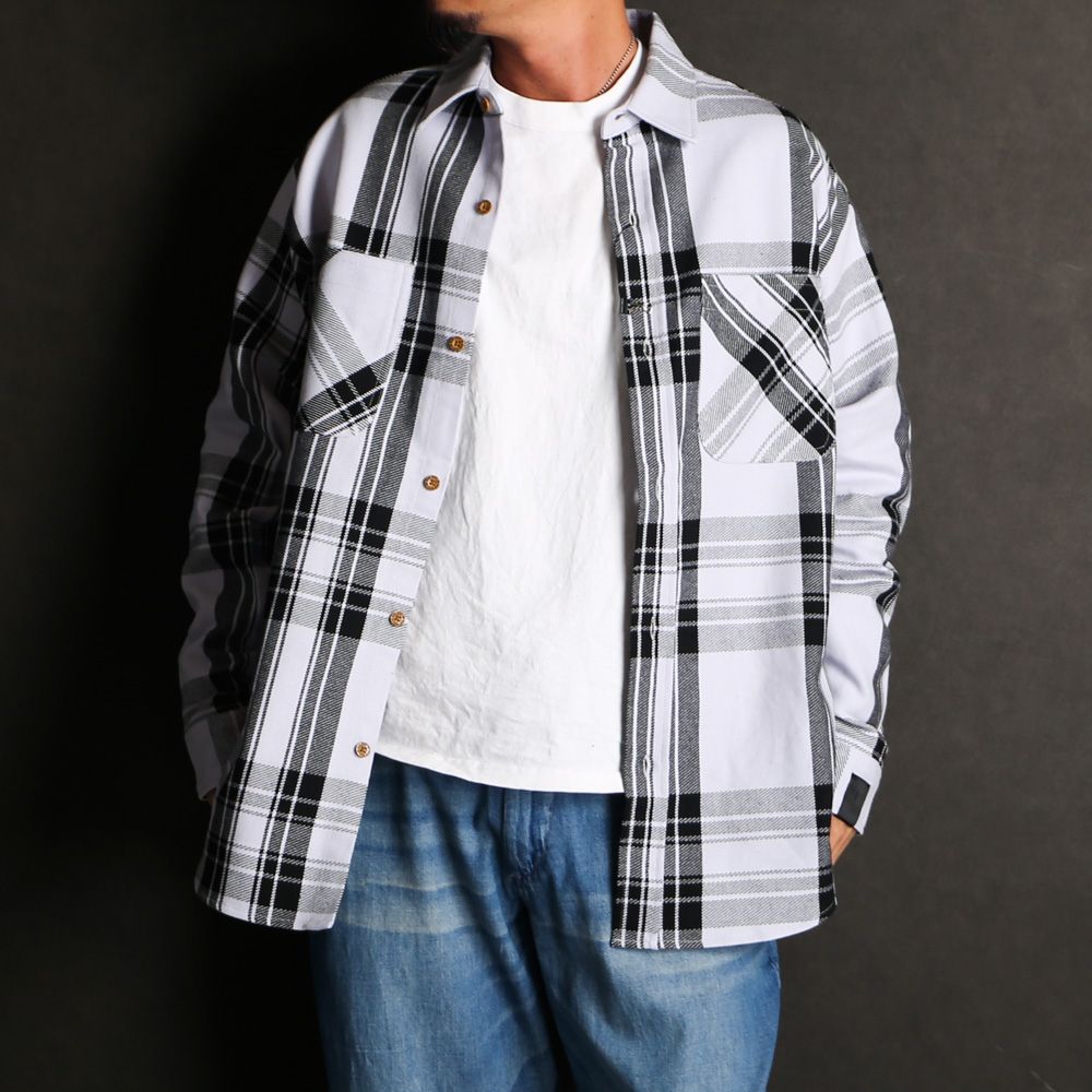 × BIG MAC / SHIRT - GRY CHECK / 2251-SH40-013