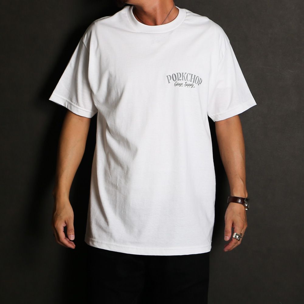PCP BACK TEE - WHITE / ショートスリーブTシャツ