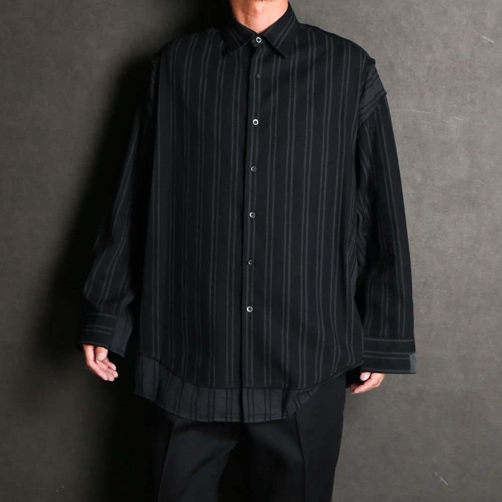 N.HOOLYWOOD × MINEDENIM / BD.Discharge Stripe NHW SH / MND-NHW001