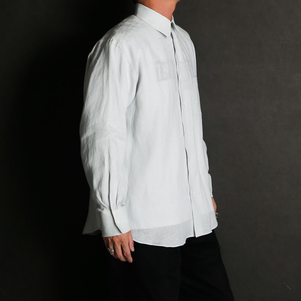 COMFORT FIT SHIRT - ICE / ヘンプ細布 - コンフォートフィットシャツ / A26A22SH01C
