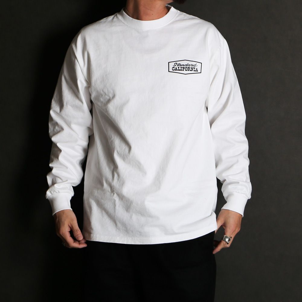 SD Heavyweight Stadium Logo Long Sleeve T - WHITE /  Tシャツ / TSOLB120