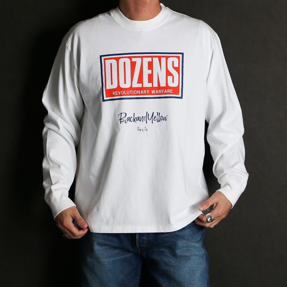 FRAME DOZENS L/S TEE - WHITE / ロングスリーブ Tシャツ / 26'RTC-0302