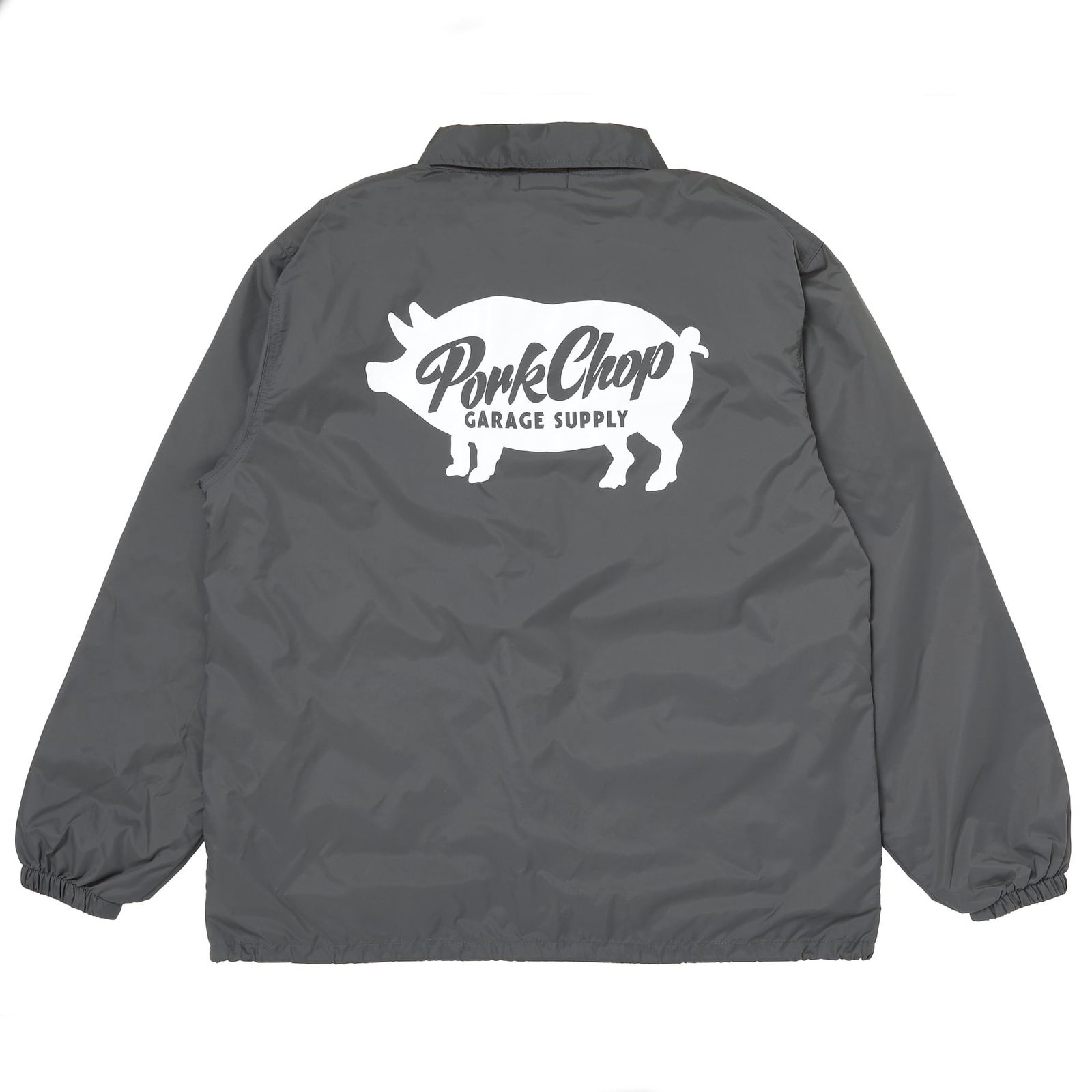 【ラスト1点-サイズXL】 SCRIPT PORK COACH JKT - CEMENT / コーチジャケット