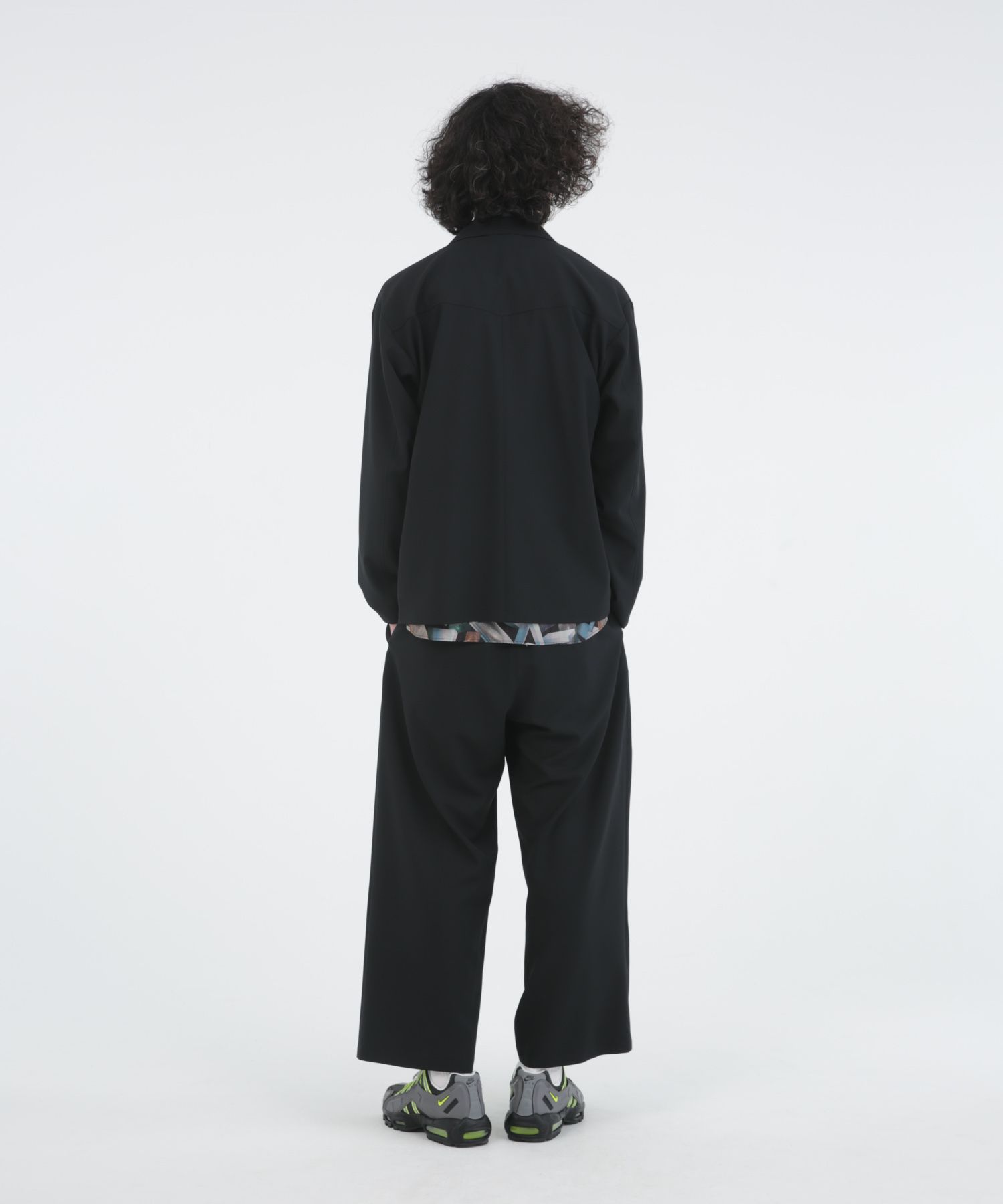 WORSTED WOOL-LIKE TWILL PT / 2タックワイドイージーパンツ / 478214