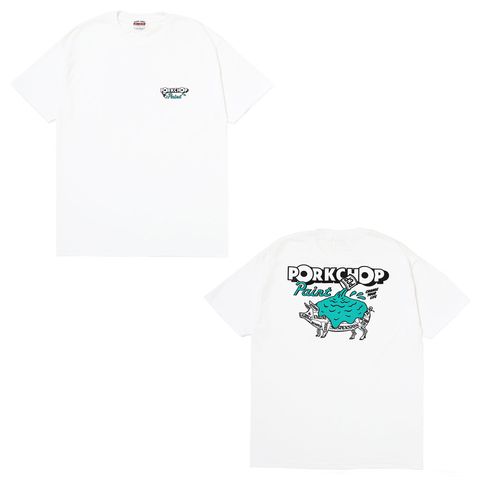 PCP PORK TEE - WHITE / ショートスリーブTシャツ
