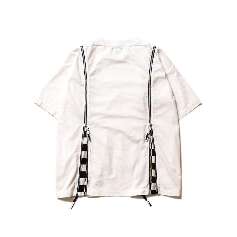 【ラスト1点-サイズ3】 OLD PARK×MINEDENIM / Zip Wide Denim T-SH / MND-23SSOP001-07