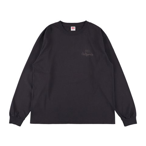 SD US Cotton Logo LS T - BLACK / Tシャツ / TSOLD120