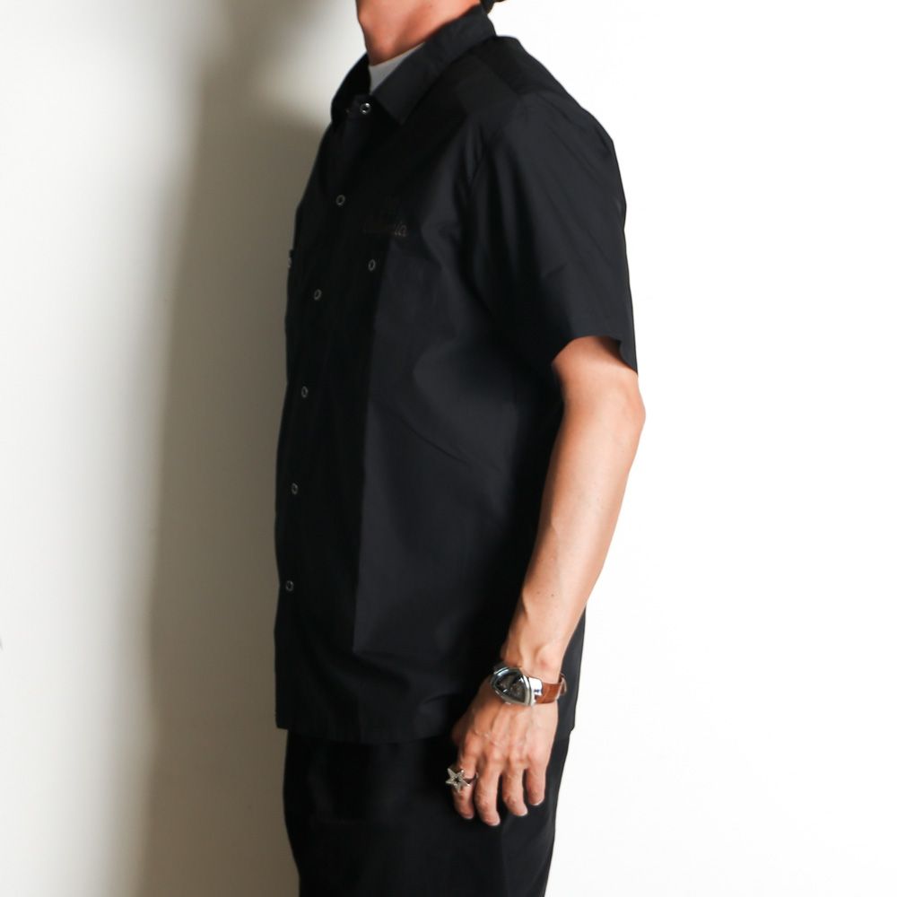 SD Dress Work Shirt SS - Black / ワークシャツ / SHOSD220