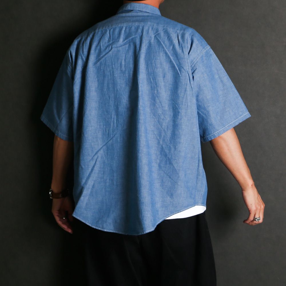 × BIG MAC /  HALF SLEEVE SHIRT - BLUE / 2261-SH60-027