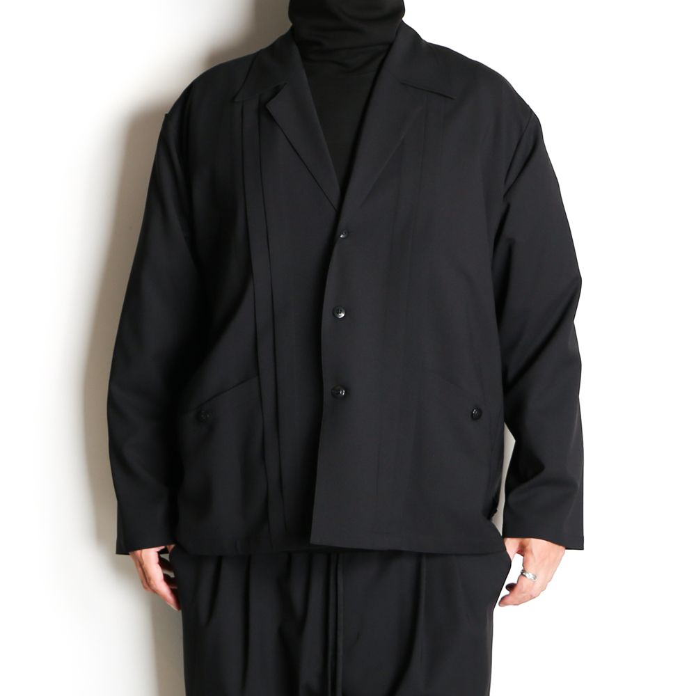 WORSTED WOOL-LIKE TWILL JK / シャツジャケット / 378205