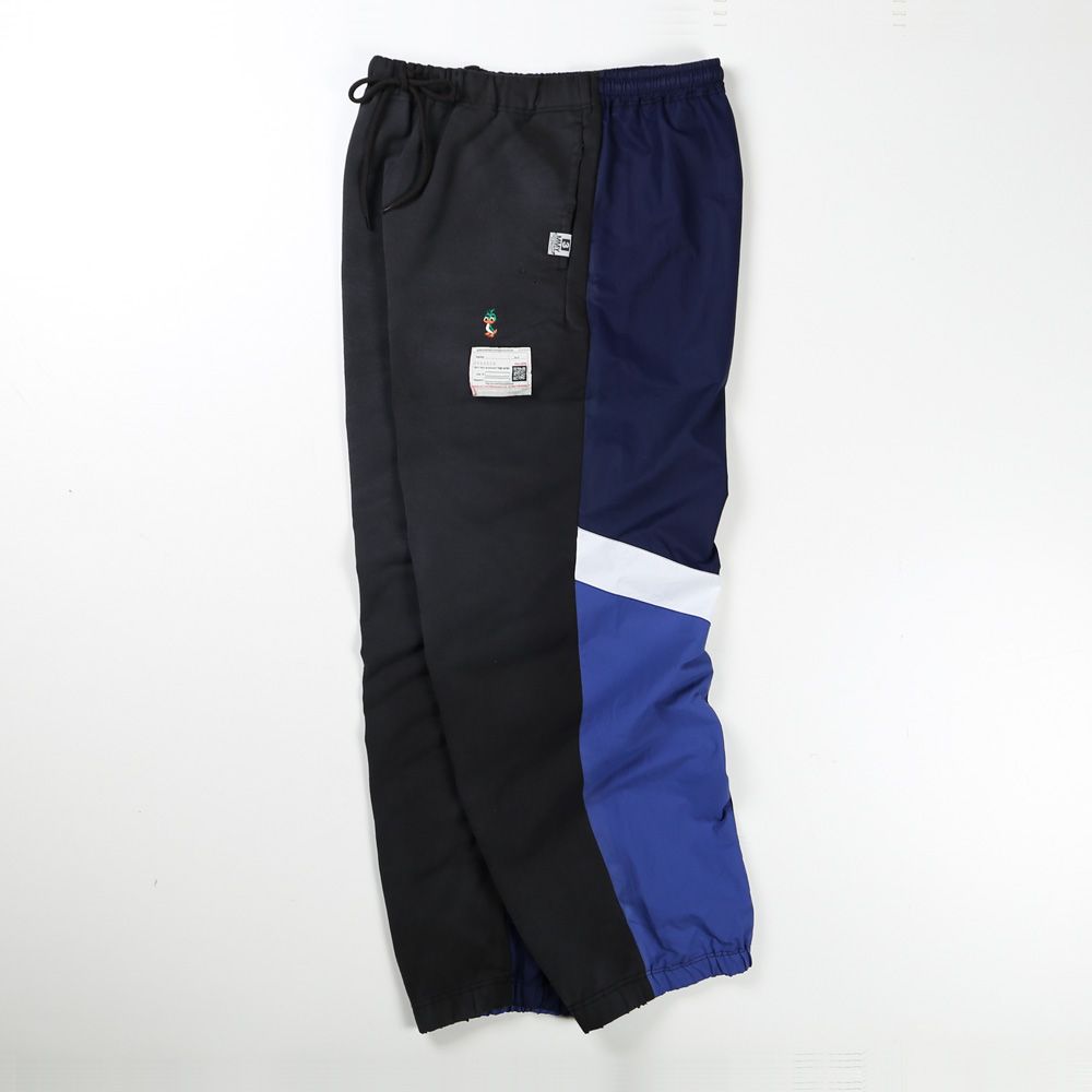 【ラスト1点-サイズ48】Track Pants Combined Pants - BLACK / トラックパンツ コンバインド パンツ / A16PT572